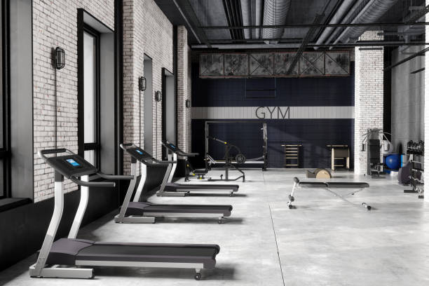 modern CrossFit gym workout